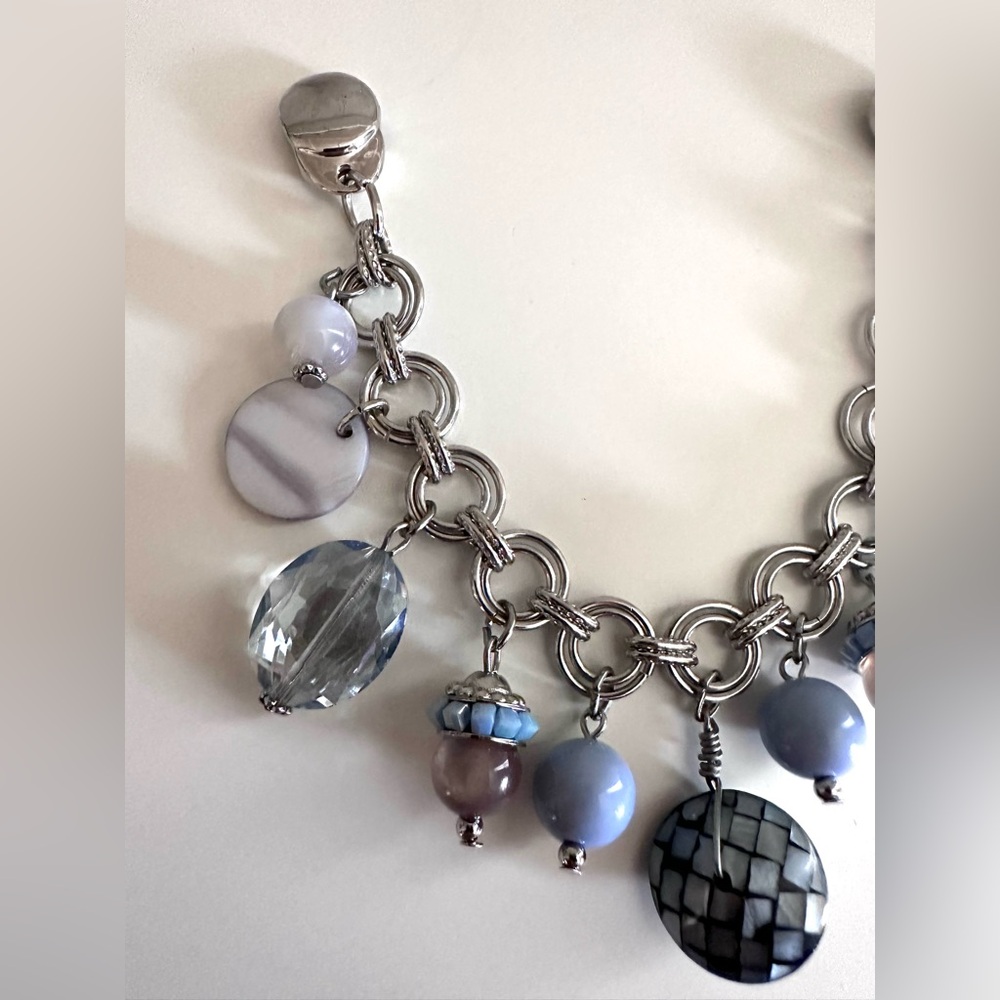 Chico’s Charm Bracelets, Varied Gemstones and Mixed Metals NEW WITH TAGS - Picture 13 of 16